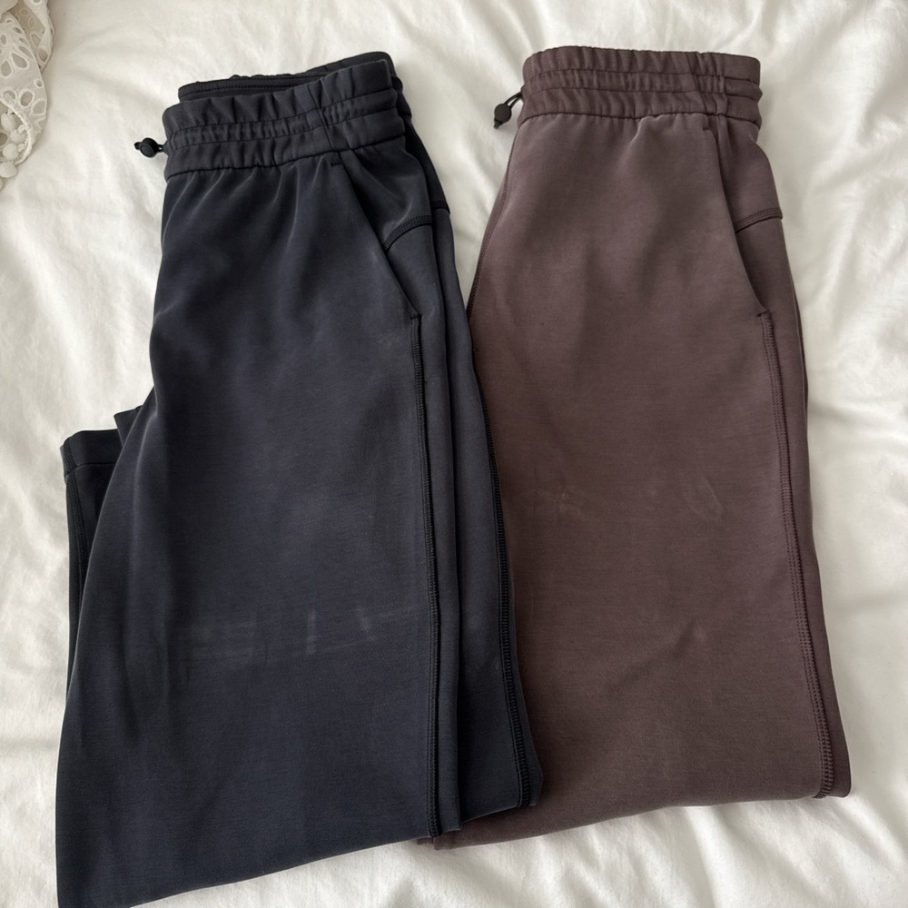 Lululemon Athletica Gray and Brown Joggers